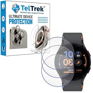 3 pack screen guard compatible with samsung galaxy watch 45  67  8  watch fe 40mm smartwatch hydrogel tpu screen protector not a tempered glass screenguard