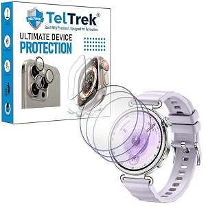 3 pack screen guard compatible with huawei watch gt 6 41mm hydrogel tpu screen protector not a tempered glass screenguard