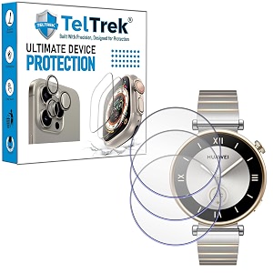 3 pack screen guard compatible with huawei watch gt 4  gt 5 gt4  gt5 41mm smartwatch hydrogel tpu screen protector not a tempered glass screenguard