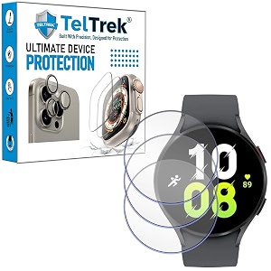 3 pack screen guard compatible with samsung galaxy watch 5 pro watch5pro 45mm smartwatch hydrogel tpu screen protector not a tempered glass screenguard