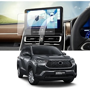 gear guard - give life to your device hydrophobic full screen protector for toyota hycross zx accessories 101 inch infotainment system protection film - 10134 clear