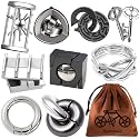 9pcs Metal Puzzle for Adult Disentanglement Puzzles Lock Gift for Adults