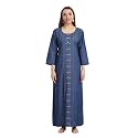 9shines Label Comfortable Cotton Denim Finish Nightdress