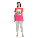 9shines Label Cotton Plus Size Long T-Shirt Tunic | Hip Covering Regular Top Nightwear| Sleepshirt Lounge wear for Women with Pocket (M-7XL)