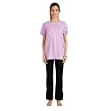 9shines Label Cotton Plus Size Long T-Shirt Tunic | Hip Covering Regular Top Nightwear| Sleepshirt Lounge wear for Women with Pocket (M-7XL)