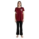 9shines Label Cotton Plus Size Long T-Shirt Tunic | Hip Covering Regular Top Nightwear| Sleepshirt Lounge wear for Women with Pocket (M-7XL)
