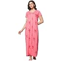 9shines Label Stylish Cotton Blend Embroidered Maxi