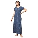 9shines Label Stylish Cotton Blend Embroidered Maxi