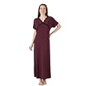 9shines Label Stylish Soft Modal Maxi Nighty