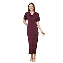 9shines Label Stylish Soft Modal Maxi Nighty
