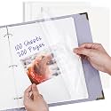 9x11 Self-Adhesive Photo Album Refill Pages, 3-Ring, 200 Pages