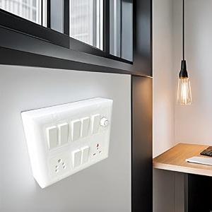 a1 led modular switch board set with multi switch 13a international sockets and fan regulator rocker 1_way