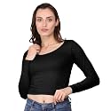 A1059 Women39s Cotton Scoop Neck Full Sleeve