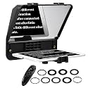 A10II Teleprompter Portable Smartphone DSLR Camera Prompter with Phone Holder Remote Control for Video Recording Live Streaming Interview Stage Presentation Speech Video Making Tools