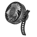 A2C 4.7" Rechargeable Fan for Peloton Bike &amp; Exercise Bike - 4000mAH