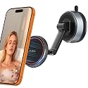 A2C Shower Phone Holder for MagSafe, Reusable Gel-Lock Suction Phone Mount