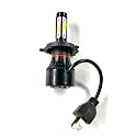 A2D? 2558. 12V / 36W 4C-Sided Led Full Cobe H4 / HS1 Bike LED Headlight Bulb Replacement 6000K High-Low Beam-White compatible with Mahindra Gusto VX