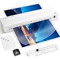 A3 Posters Lamination Machine 13 Inch Laminating Machine w/Hot and Cold Settings,40 Laminating Pouches Sheets Pouches Paper Trimmer Hole Puncher