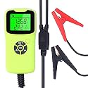A300 Digital Car Battery Tester, Automotive Battery Analyzer with LCD Screen, Auto Test Diagnostic Tool for 12V Flood AGM Gel Deep Cycle Batteries, Wide CCA Range 100-1700 (Green)