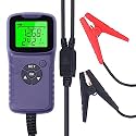 A300 Digital Car Battery Tester, Automotive Battery Analyzer with LCD Screen, Auto Test Diagnostic Tool for 12V Flood AGM Gel Deep Cycle Batteries, Wide CCA Range 100-1700 (Purple)