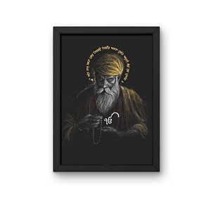 A4 Size Black Wall Photo Frame Design