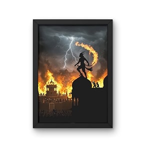 A4 Size Black Wall Photo Frame Design