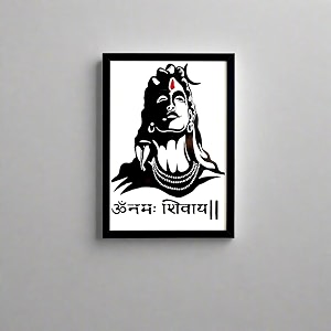 A4 Size Black Wall Photo Frame Design