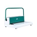 A4 Size Spiral Binding Machine | Punching Machine | Spiral Note Book Binding | Coil Binder Machine 18-20 Sheets (of 70 GSM) Punch a Single Slot & 33 Round Holes Heavy Duty Machine A4-Green