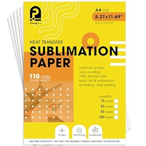 a4 sublimation transfer paper 25 sheets 110 gsm