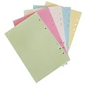 A5 6 Hole Loose Leaf Notebook Paper Refills 100pcs Paper