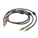 A53 HiFi Stereo Pair RCAA Cable High-Performance Premium Hi-Fi Audio 2rca to 2rca Interconnect Cable(3m)