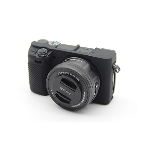 a6400 case bolinus fullbody ultra-thin lightweight rubber soft silicone housing case bag cover for sony alpha a6300 a6400 black