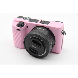 a6400 case bolinus fullbody ultra-thin lightweight rubber soft silicone housing case bag cover for sony alpha a6300 a6400 pink