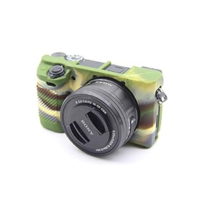 a6400 case bolinus fullbody ultra-thin lightweight rubber soft silicone housing case bag cover for sony alpha a6300 a6400 camouflage
