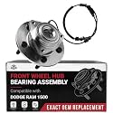Front Wheel Bearing and Hub Assembly - Compatible with Ram - 1500 - Rear Wheel Bearing - Replaces 515151, 951-094 - 2011-2019
