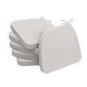 AAAAAcessories Chair Cushions for Dining Chairs, 17 x 16 x 2 in, Set of 6