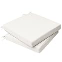 AAAAAcessories Outdoor Chair Cushions, 17 x 16 x 2 inches, Set of 2