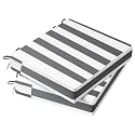 AAAAAcessories Outdoor Chair Cushions, 17 x 16 x 2 inches, Set of 2