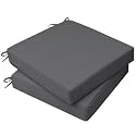 AAAAAcessories Outdoor Chair Cushions, 17 x 16 x 2 inches, Set of 2