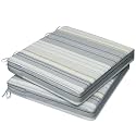 AAAAAcessories Outdoor Chair Cushions, 17 x 16 x 2 inches, Set of 2