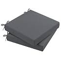 AAAAAcessories Outdoor Chair Cushions, 18.5 x 16 x 3 inches, Set of 2