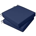 AAAAAcessories Outdoor Chair Cushions, 18.5 x 16 x 3 inches, Set of 2