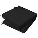 AAAAAcessories Outdoor Chair Cushions, 18 x 18 x 2 inches, Set of 2