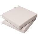 AAAAAcessories Outdoor Chair Cushions, 18 x 18 x 2 inches, Set of 2