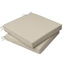 AAAAAcessories Outdoor Chair Cushions, 18 x 18 x 2 inches, Set of 2