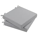 AAAAAcessories Outdoor Chair Cushions, 19 x 19 x 3 inches, Set of 2