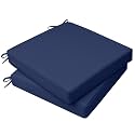 AAAAAcessories Outdoor Chair Cushions, 18 x 18 x 2 inches, Set of 2
