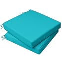 AAAAAcessories Outdoor Chair Cushions, 18 x 18 x 2 inches, Set of 2