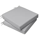 AAAAAcessories Outdoor Chair Cushions, 18 x 18 x 2 inches, Set of 2