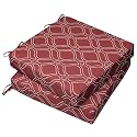 AAAAAcessories Outdoor Chair Cushions, 18 x 18 x 2 inches, Set of 2